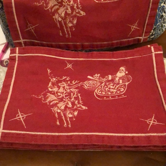 Noble Excellence Other - Noble Excellence Christmas Placemats Set Of 10 100% Cotton